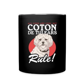 Coton de Tuléar Dog Owner Gift - Mug uni - noir - Devant