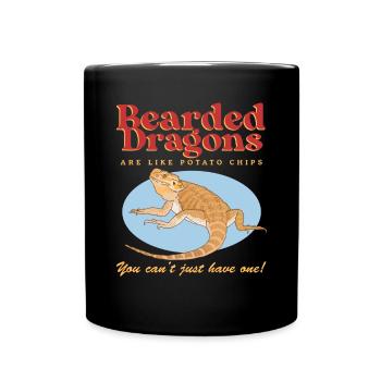 Dragon barbu Reptiles Dragons barbus Cadeau - Mug uni - noir - Devant