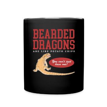 Reptiles dragons barbus | Cadeau dragon barbu - Mug uni - noir - Devant