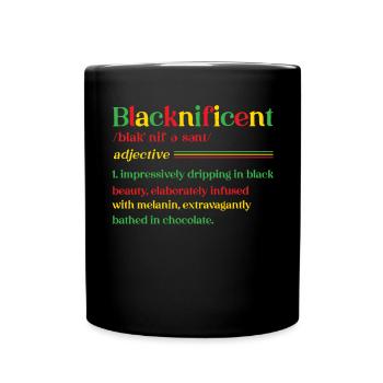 Black And Proud Black History Month Black Pride - Full Colour Mug - black - Front