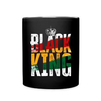 Black King Black History Month Black Pride - Full Colour Mug - black - Front