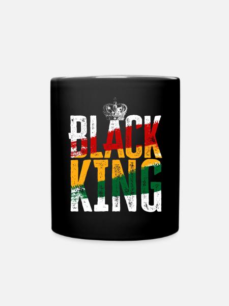 Black King Black History Month Black Pride - Full Colour Mug - black