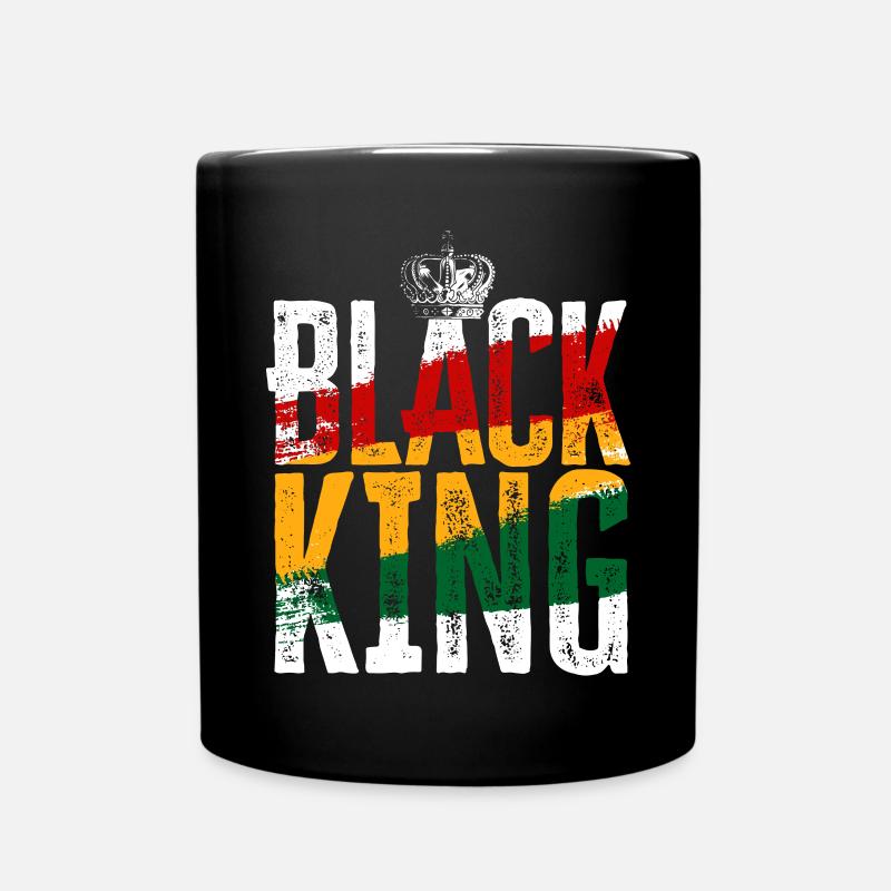 Black King Black History Month Black Pride - Full Colour Mug - black