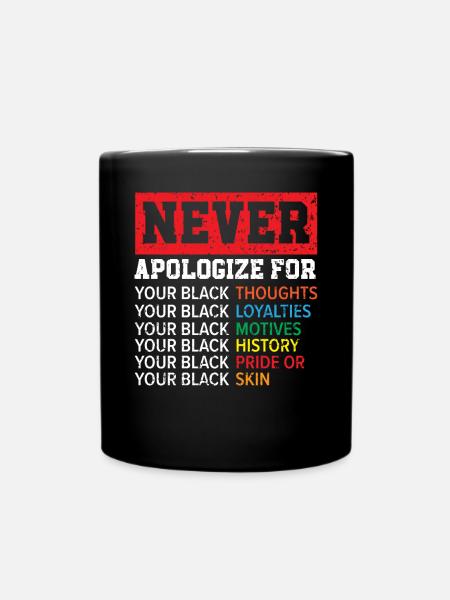 Mois de l’histoire des Noirs et des Noirs Afrocentrique - Mug uni - noir