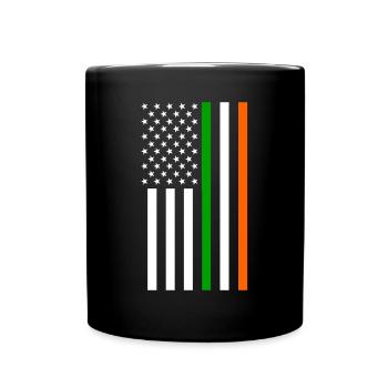 Irish Ireland St.Patrick's Day Gift - Full Colour Mug - black - Front