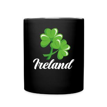 Irish Ireland St.Patrick's Day Gift - Full Colour Mug - black - Front