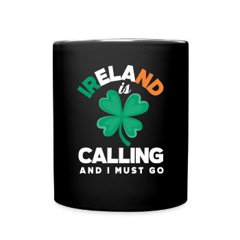 Irish Ireland St.Patrick's Day Gift - Full Colour Mug - black - Front