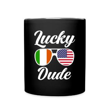 Irish Ireland St.Patrick's Day Gift - Full Colour Mug - black - Front
