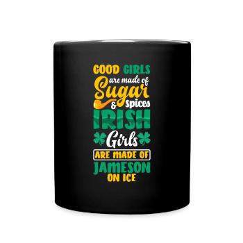 Irish Ireland St.Patrick's Day Gift - Full Colour Mug - black - Front