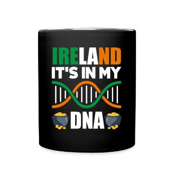 Irish Ireland St.Patrick's Day Gift - Full Colour Mug - black - Front