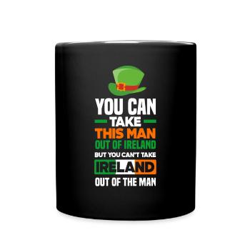 Irish Ireland St.Patrick's Day Gift - Full Colour Mug - black - Front