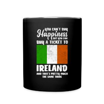 Irish Ireland St.Patrick's Day Gift - Full Colour Mug - black - Front