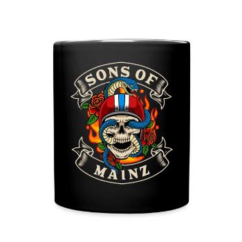 Mainz Biker Gift sons of Mainz - Full Colour Mug - black - Front