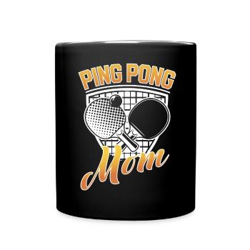 Cool Ping Pong Maman Joueur de Ping Pong Maman - Mug uni - noir - Devant