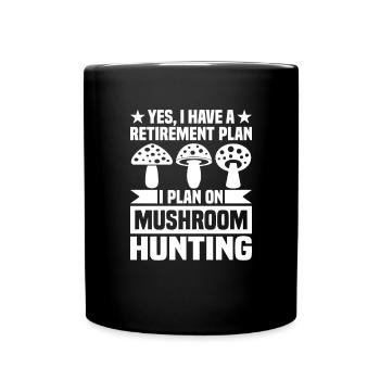 Mushroom Picker Mushroom Finder Gift Idea - Full Colour Mug - black - Front