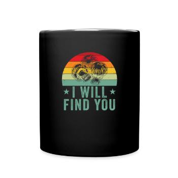 Mushroom Picker Mushroom Finder Gift Idea - Full Colour Mug - black - Front