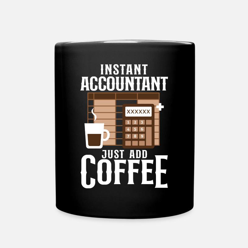 Accountant Bookkeeper Accounting - Tasse einfarbig - Schwarz