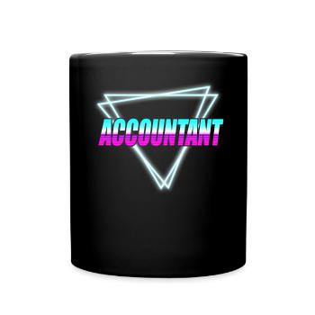 Comptable Comptable Comptable Comptabilité - Mug uni - noir - Devant