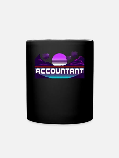 Accountant Bookkeeper Accounting - Tasse einfarbig - Schwarz