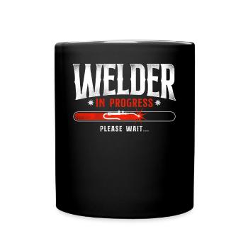 Welder Welding Apprentice Vintage - Tasse einfarbig - Schwarz - Vorne