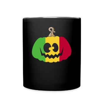 Hongrie Halloween Citrouille - Mug uni - noir - Devant