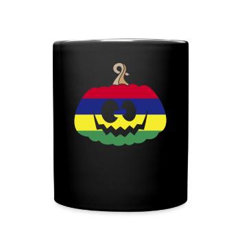 Hongrie Halloween Citrouille - Mug uni - noir - Devant