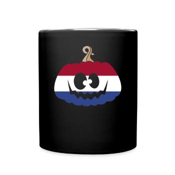 Hongrie Halloween Citrouille - Mug uni - noir - Devant