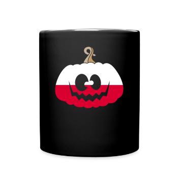 Hongrie Halloween Citrouille - Mug uni - noir - Devant