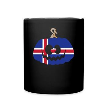 Hongrie Halloween Citrouille - Mug uni - noir - Devant