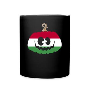 Hongrie Halloween Citrouille - Mug uni - noir - Devant