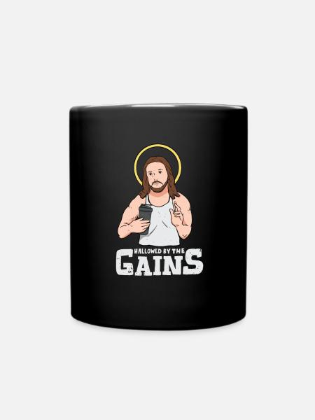 Jesus Fitness Training - Mug uni - noir