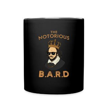 William Shakespeare Theater Party Design - Tasse einfarbig - Schwarz - Vorne