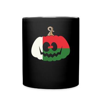 Hongrie Halloween Citrouille - Mug uni - noir - Devant