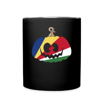 Hongrie Halloween Citrouille - Mug uni - noir - Devant