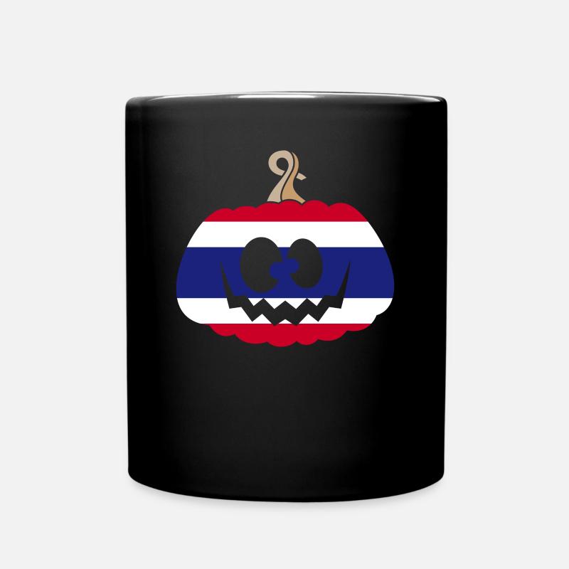 Hongrie Halloween Citrouille - Mug uni - noir