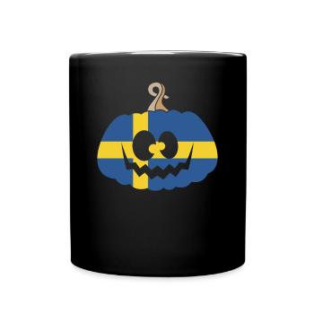 Hongrie Halloween Citrouille - Mug uni - noir - Devant