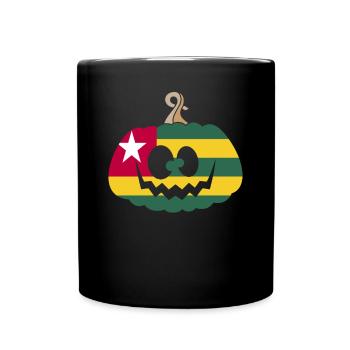 Hongrie Halloween Citrouille - Mug uni - noir - Devant
