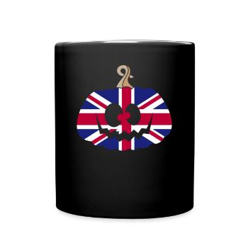 Hongrie Halloween Citrouille - Mug uni - noir - Devant