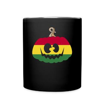 Hongrie Halloween Citrouille - Mug uni - noir - Devant