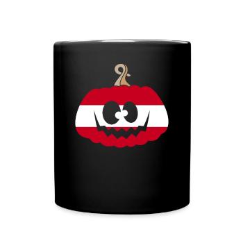 Hongrie Halloween Citrouille - Mug uni - noir - Devant