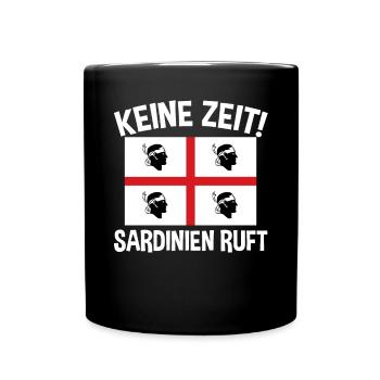 Sarde Sardische Flagge Sardegna Sardinien - Tasse einfarbig - Schwarz - Vorne