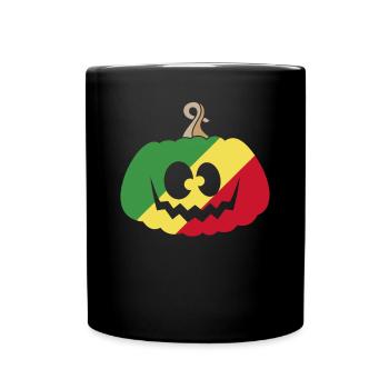 Hongrie Halloween Citrouille - Mug uni - noir - Devant