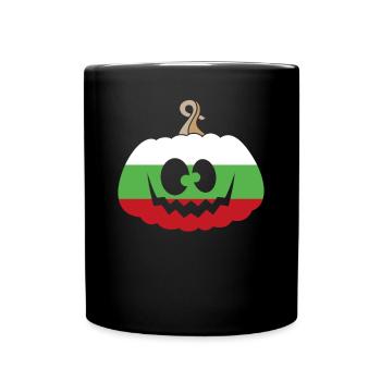 Hongrie Halloween Citrouille - Mug uni - noir - Devant