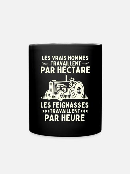 HUMOUR AGRICULTURE - Mug uni - noir