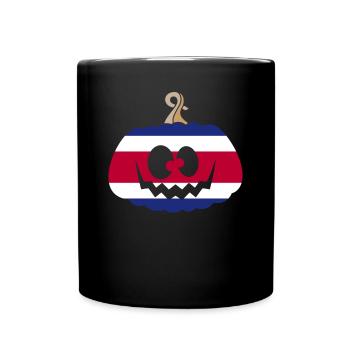 Hongrie Halloween Citrouille - Mug uni - noir - Devant