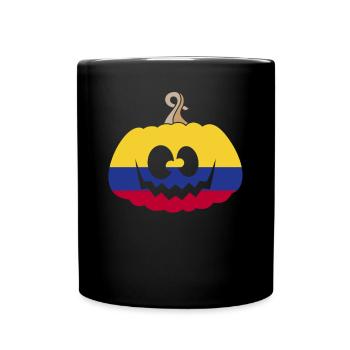 Hongrie Halloween Citrouille - Mug uni - noir - Devant