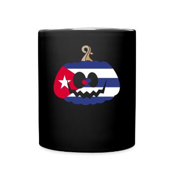 Hongrie Halloween Citrouille - Mug uni - noir - Devant
