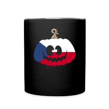 Hongrie Halloween Citrouille - Mug uni - noir - Devant
