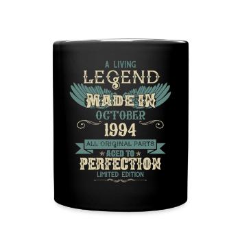 Octobre 1994 Vintage Anniversaire - Mug uni - noir - Devant