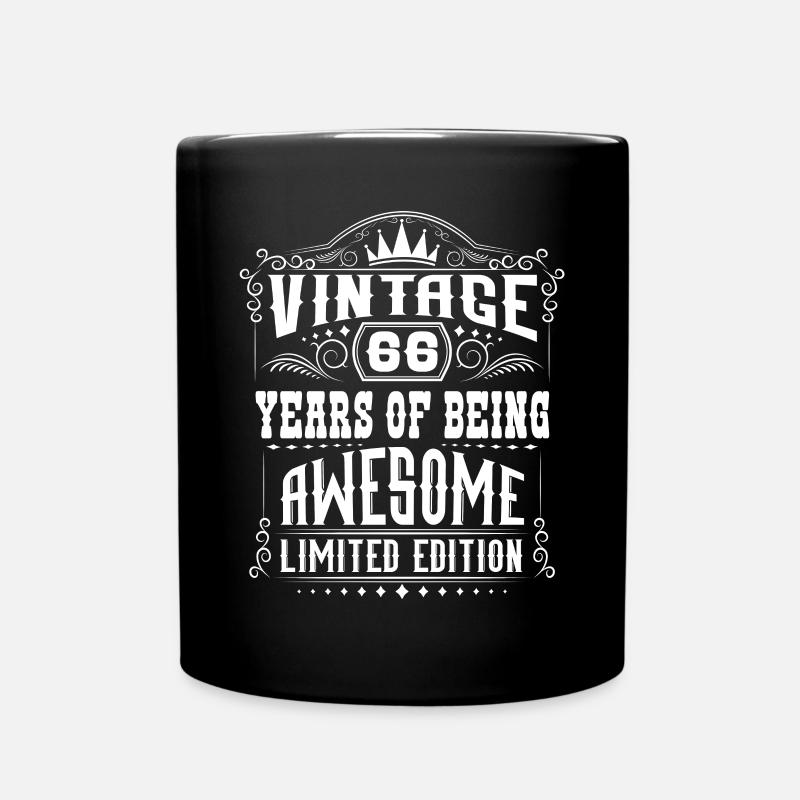 66 ans d’être génial 66 anniversaire 66 ans - Mug uni - noir
